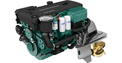 Volvo Penta D Series Explained - Complete Guide from D1 to D13 - Which Engine Is Right for Your Boat? Volvo Penta D4-300 Aquamatic Sterndrive Marine diesel engine 300hp