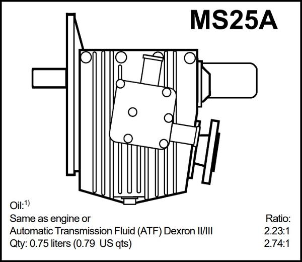 NEW Volvo Penta MS25A 2.74 Marine Gearbox NEW Volvo Penta MS25A 2.74 Marine Gearbox