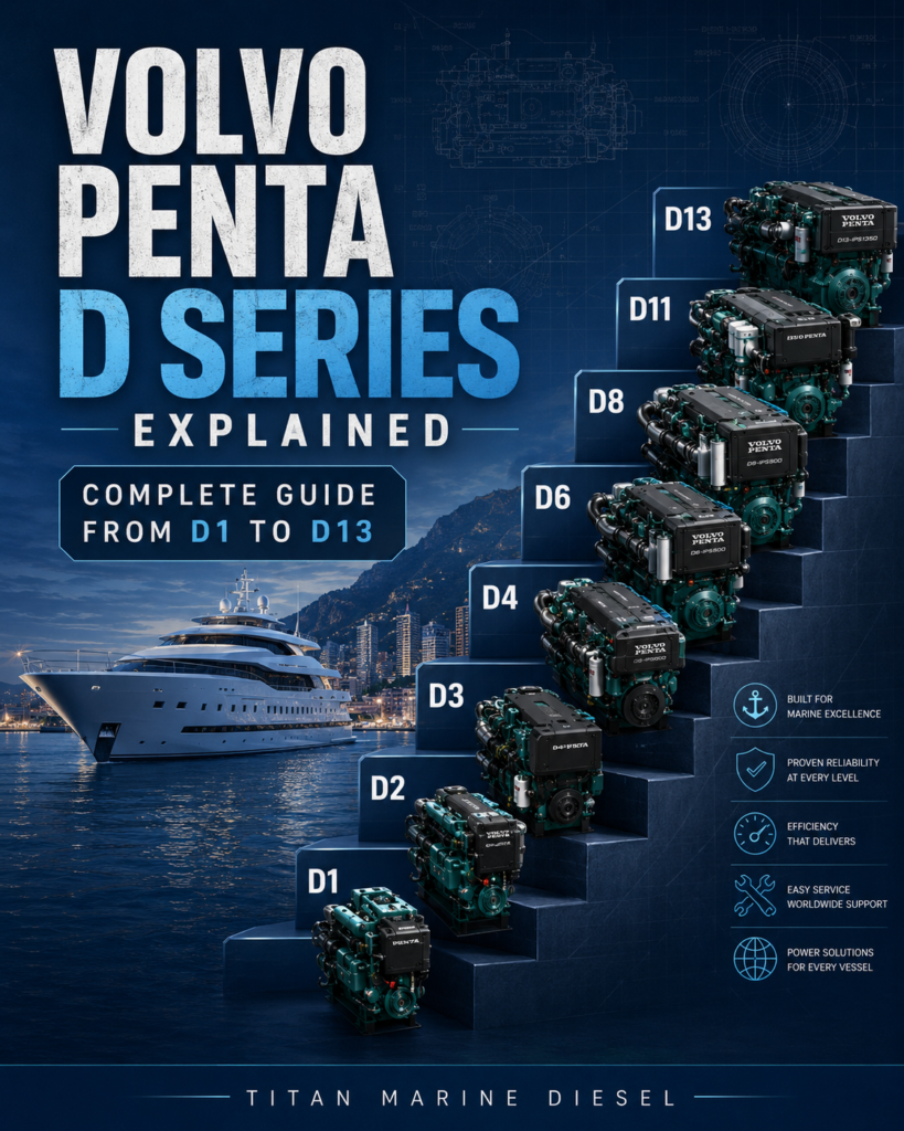 Volvo Penta D Series Explained - Complete Guide from D1 to D13 - Which Engine Is Right for Your Boat? Complete Guide from D1 to D13