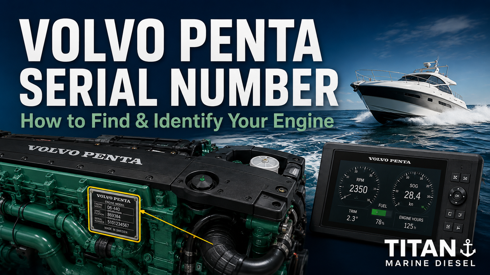 How to Find Your Volvo Penta Serial Number and Identify Your Engine Correctly